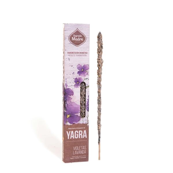 Yagra​​​​​​​, Veilchen & Lavendel - Räucherstäbchen Sagrada Madre